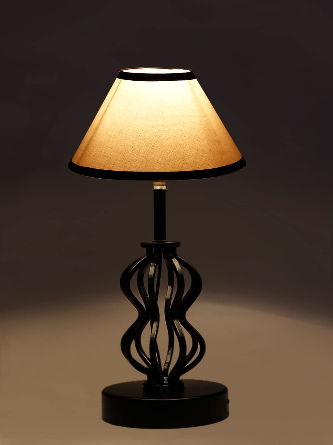 Multicolor Cotton Table lamp with Iron Base(92)