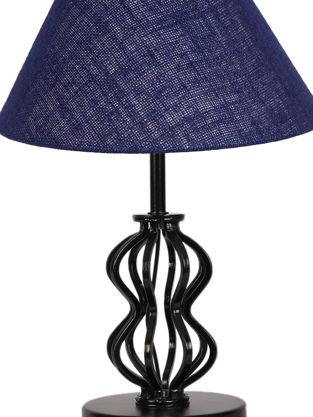 Blue Jute Table lamp with Iron Base(96)