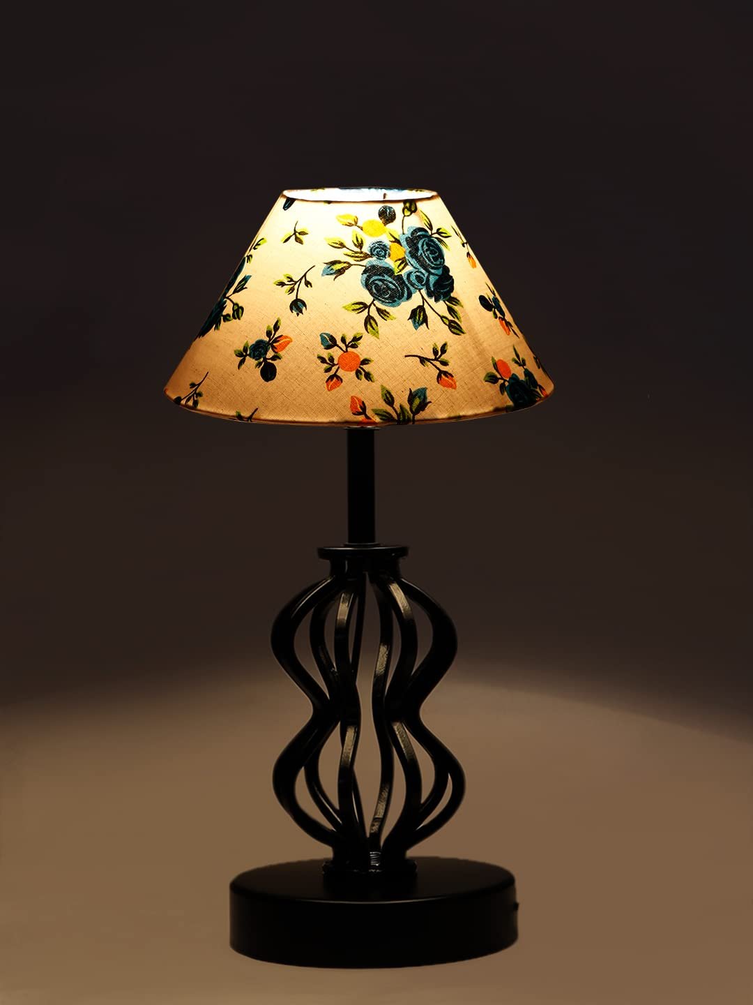 Multicolor Cotton Table lamp with Iron Base(98)