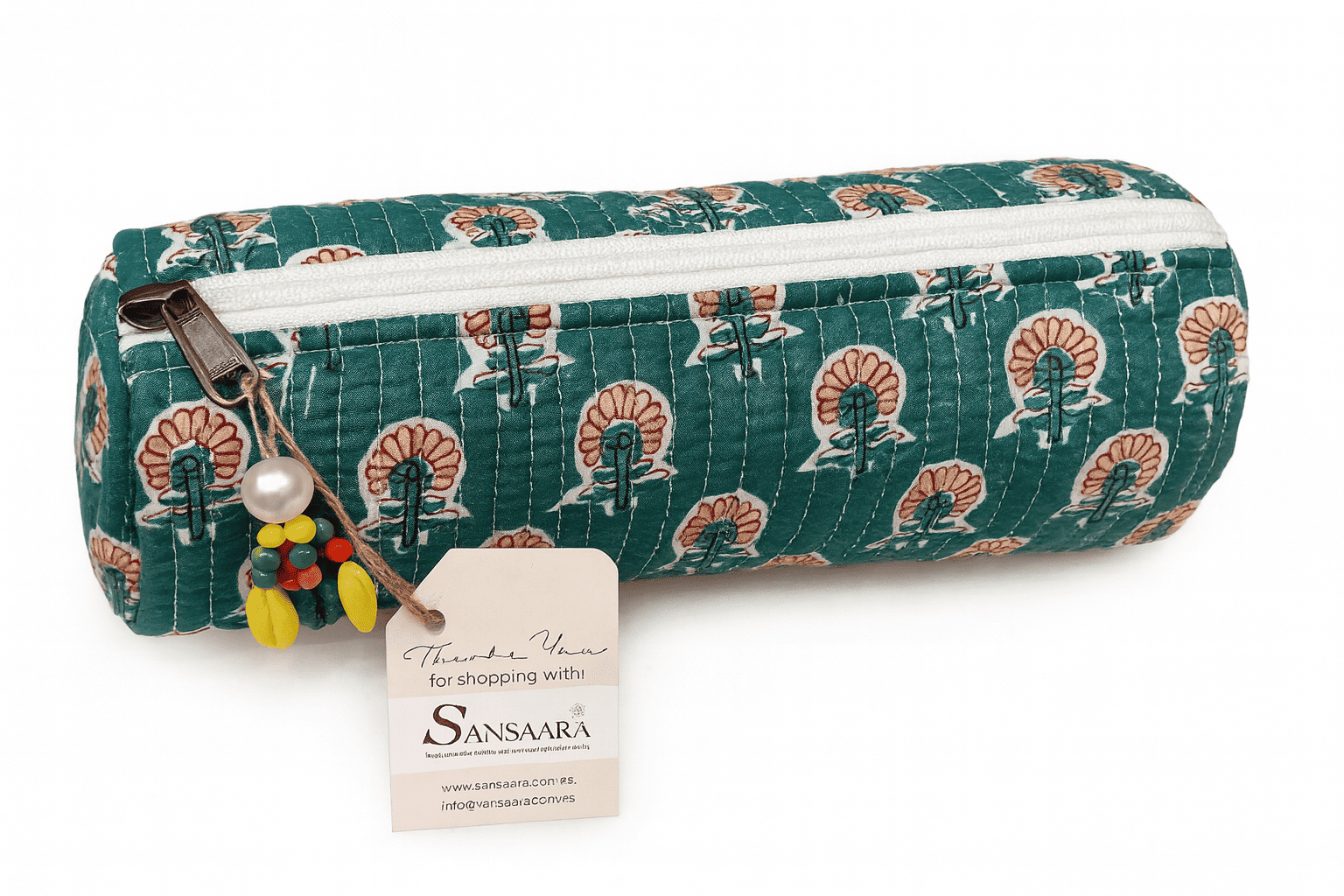 Hand Printed Pencil Pouch