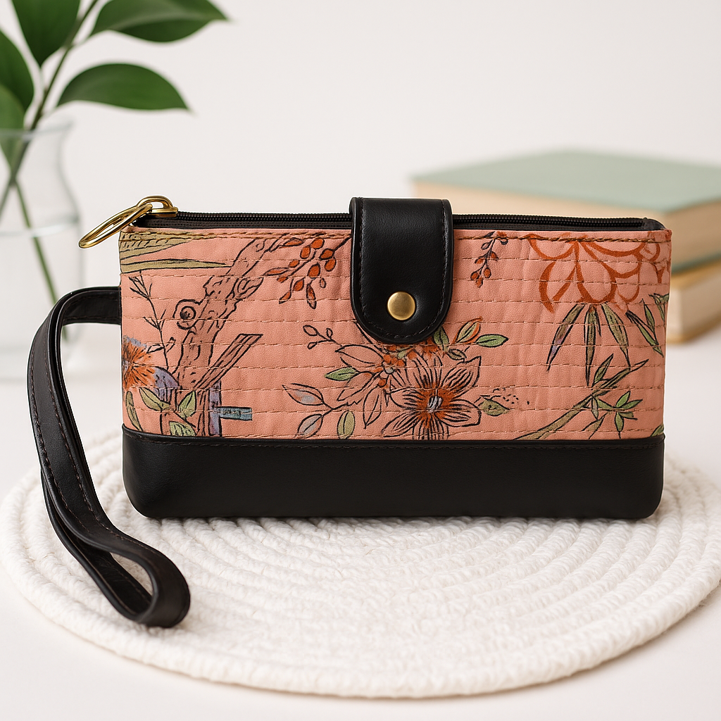 Hand Printed Utility Pouch