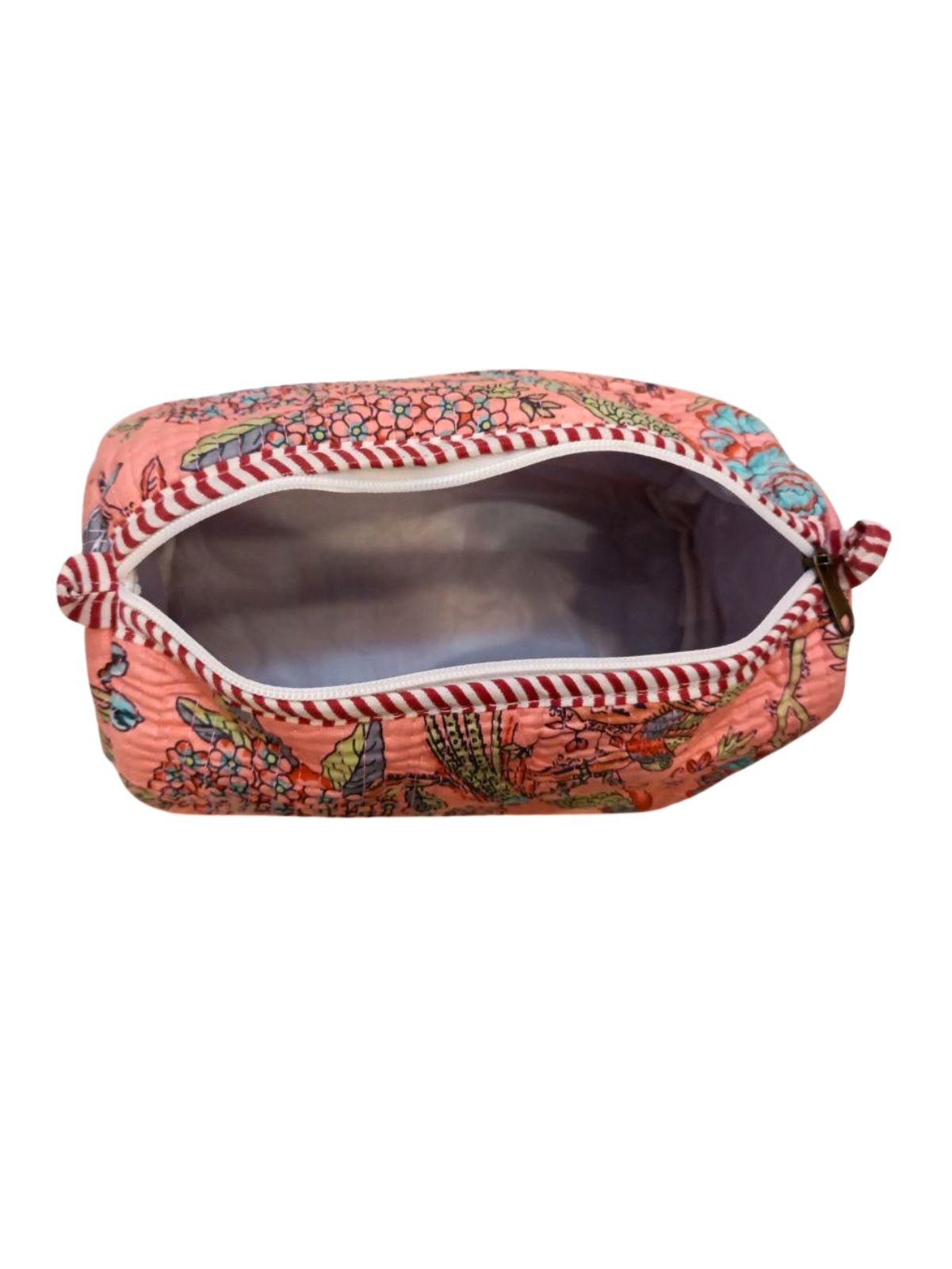 Hand Printed 3-in-1 Quilted Travel Pouch Set