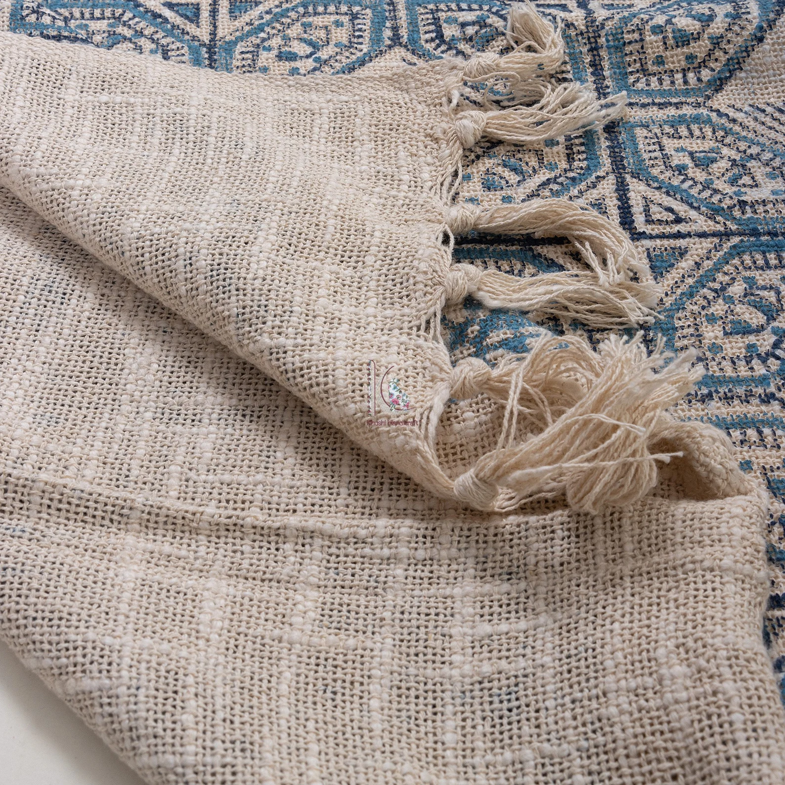 Hand Printed Throw