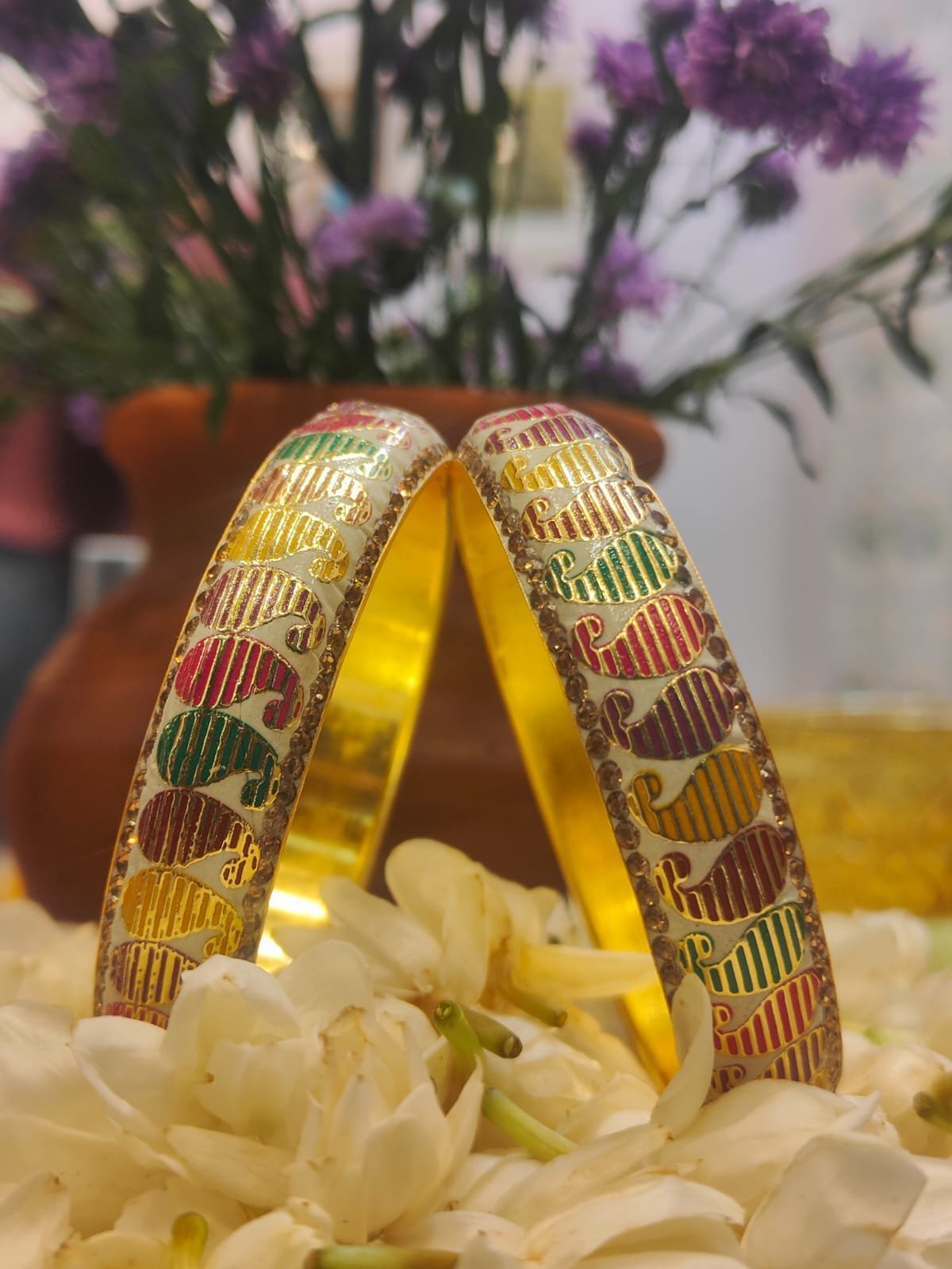 AMBI LAKH BANGLES(SET OF 2 BANGLES)