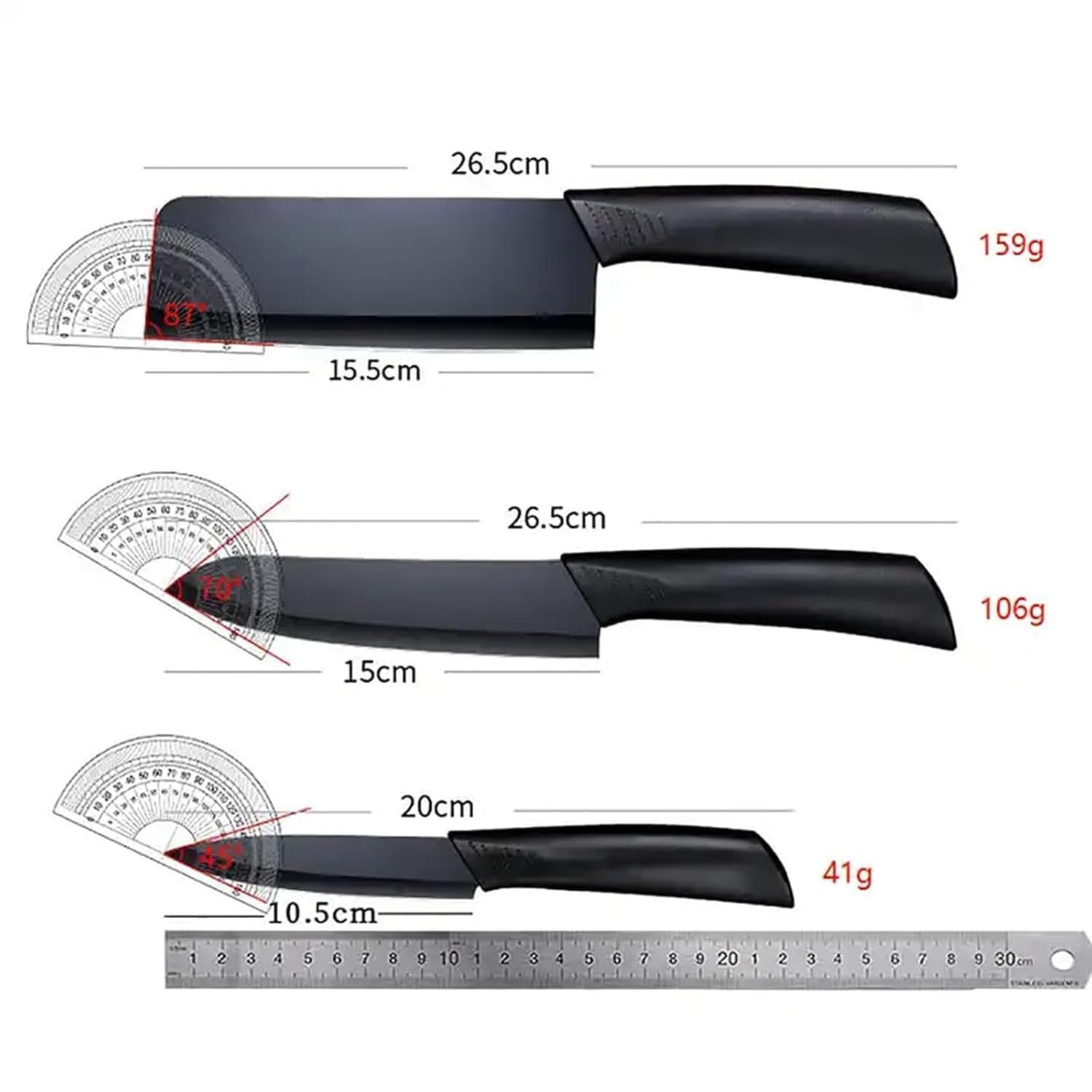 Professional Knife(SET OF 3 Pcs)