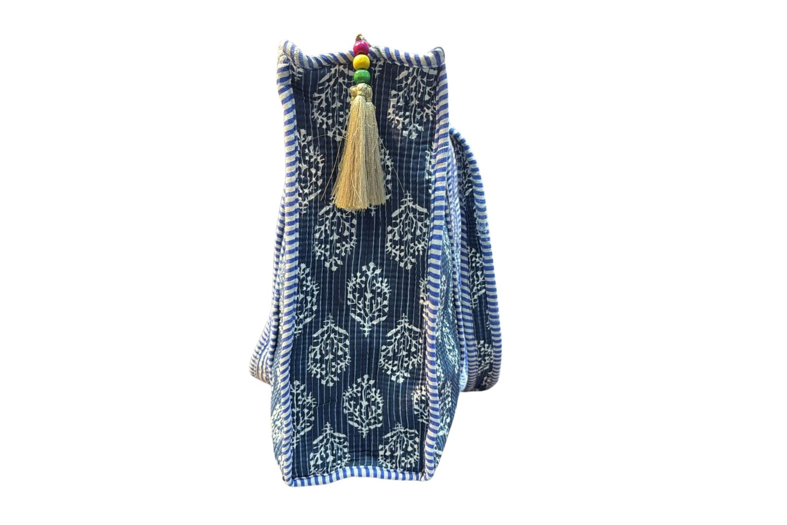 Hand Printed Quilted TOTE BAG