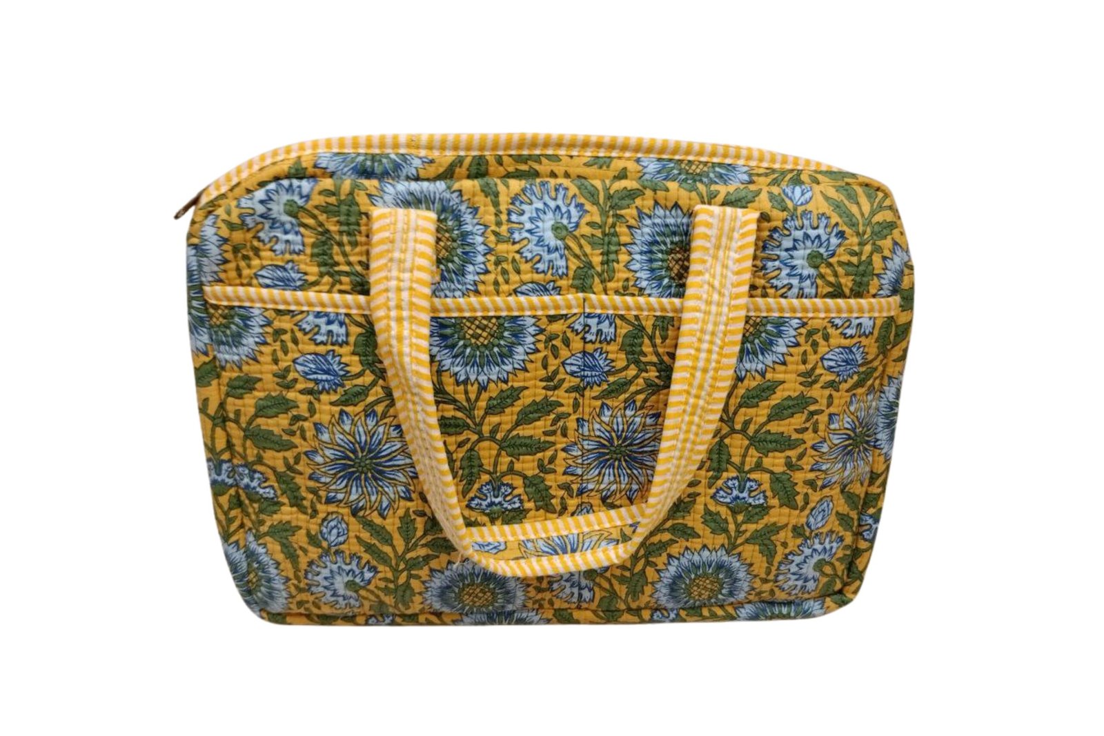 Sunflower Hand Printed Laptop Bag