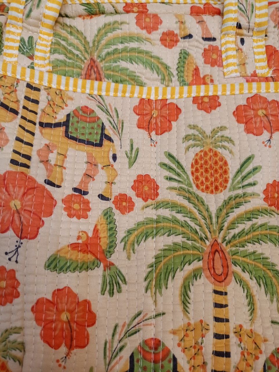 Garden Hand Printed Laptop Bag