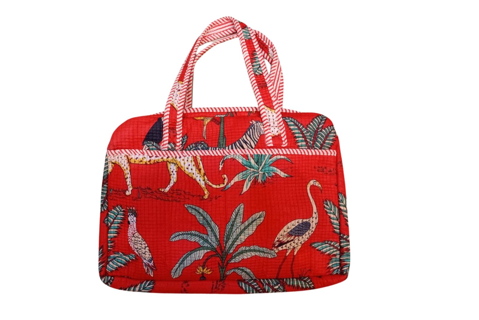 Jungle Hand Printed Laptop Bag