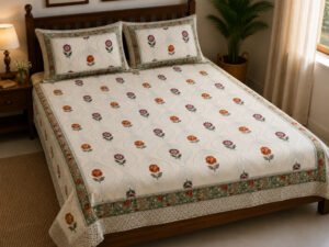 Sunflower Bedsheet with 2 pillow covers set