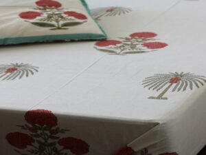 Maharaja Flower Bedsheet with 2 pillow covers set