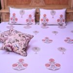 Maharaja Flower Bedsheet with 2 pillow covers set