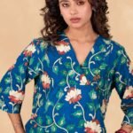 KALAMKARI PRINTED VARNIKA TOP