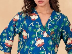 KALAMKARI PRINTED VARNIKA TOP