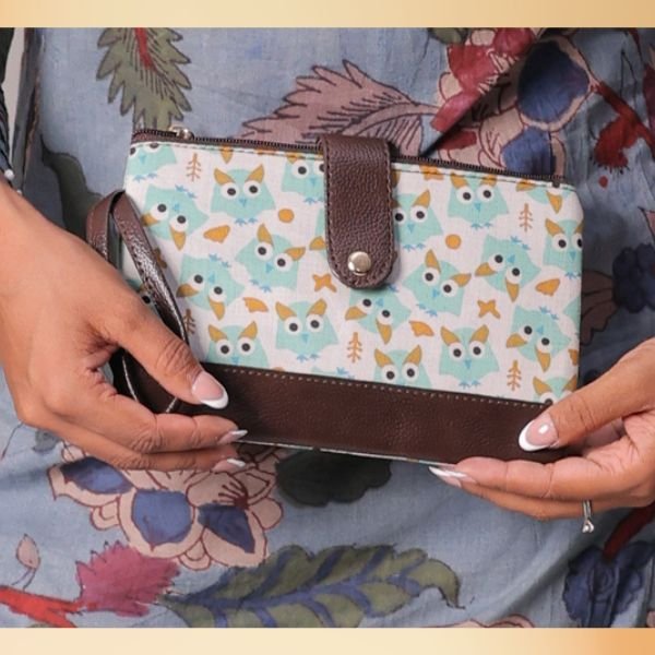 Hand Printed Utility Pouch