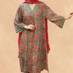 NAVELI COTTON PRINTED CO ORD SET
