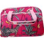 Zebra Hand Printed Laptop Bag