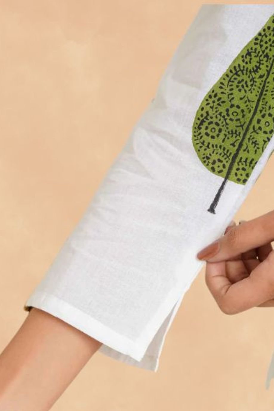 BAHAAR COTTON PRINTED A-LINE KURTA PANT SET
