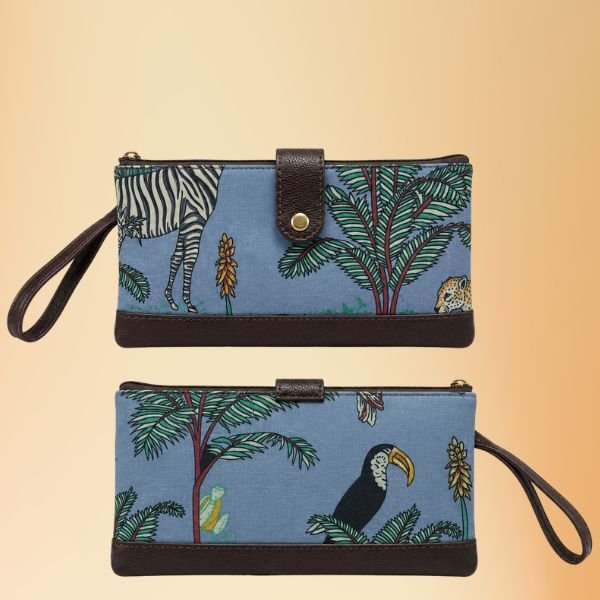 Hand Printed 3-in-1 Quilted Travel Pouch Set