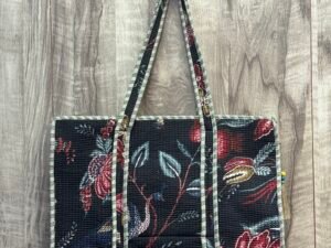 Hand Printed Quilted TOTE BAG
