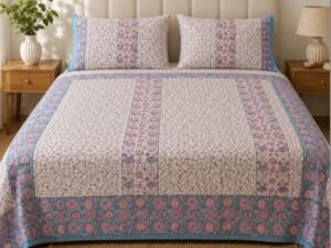 Kamal Bedsheet with 2 pillow covers set