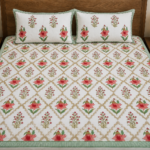 Tulip Bedsheet with 2 pillow covers set