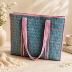 Medium size Hand Printed Quilted TOTE BAG