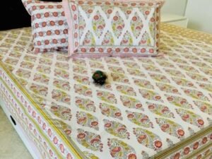 Ambi Bedsheet with 2 pillow covers set
